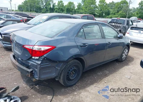 2015 Toyota Corolla Le из США, поврежденный, VIN 2T1BURHE3FC439287